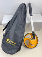 YS YUSON 6 Inch Measuring Wheel Complete Kit with 20 Marking Flags, 16.4ft Tape Measure & Canvas Bag - Foldable Precision Distance Roller, Up to 10,000 Ft, ±0.3% Accuracy, One Key to Reset