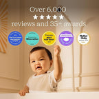 Nanit Pro Smart Baby Monitor - 1080p Wi-Fi Video Camera, 2-Way Audio, See Your Baby from Anywhere, Sound/Motion/Cry Notifications, Night Vision
