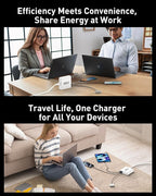 280W USB C Charger Block, 8-Port USB C Charging Station GaN III PD 65W Laptop Charger Adapter Compatible with MacBookPro/Air,DELL,iPad,Portable Charging Station for iPhone,Samsung Galaxy (White)
