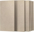UMIACOUSTICS 6 Packs Acoustic Panel,47.2 x 23.6 Inches Decorative Sound Proof Panel for Office,Home Theater,Studio,Light Tan
