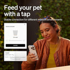PETLIBRO Automatic Cat Feeder, 5G WiFi Automatic Dog Food Dispenser with Freshness Preservation, 5L Timed Pet Feeder with Low Food Sensor, Up to 10 Meals Per Day, Granary Black