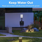 BN-LINK Outdoor Indoor Wireless Remote Control 3-Prong Outlet Weather Proof Heavy Duty 15 AMP Compact (Black) 3 Grounded Outlets with Remote 6-inch Cord 100ft Range ETL Listed