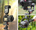 Quick Release Plate, Camera Tripod Mount Arca Swiss QR Plate Fast Claw Clamp Compatible with Canon Sony Nikon Pentax DSLR/SLR/Zhiyun/Feiyu/DJI/Moza Stabilizer, Tripod Slider Gimbal