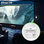 TOPGREENER Occupancy/Vacancy PIR Motion Sensor Light Switch, CDS Sensor with Learning Function, No Neutral Required, 200W Incandescent / 150W LED Load, UL Listed, Screwless Wall Plate, White, 4 Pack