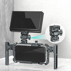Leaplumin Field Monitor Mount Monitor Holder,1/4" Screw for 5" & 7" Field Monitor Mount Support 360° Swivel &180° Tilt Adjustment,Aluminum Camera Monitor Mount for Camera/Phone Cage