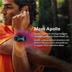 Bundle of Apollo Neuro Wearable (Twilight) & 12-Month SmartVibes AI Membership + Sleep Band (Black)