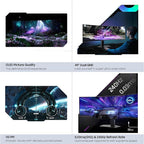 Samsung 49" Odyssey OLED (G93SC) Series Curved Gaming Monitor w QD-OLED, 240Hz, 0.03ms, DQHD, G-Sync Compatible, AMD FreeSync Premium Pro,Height Adjustable Stand,3 Yr Warranty,LS49CG932SNXZA