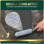 Pet Hair Remover, Lint Remover, Lint Brush for Clothes, Furniture, Carpets, Car Seats. Cat Hair Remover. Dog Hair Remover Laundry. Double-Sided. Reusable. Self-Cleaning Base. ALLISTAR (Forest Green)