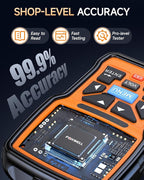 Car Battery Tester 12V FOXWELL BT301, Battery Load Tester 100-2000CCA Automotive Battery Tester Digital Alternator Tester Cranking Charging Checker for Car Marine Truck SUV ATV, Upgraded of BT100