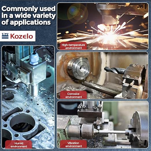 Kozelo 50pcs Socket Head Cap Screws - [M3-0.5 x 14mm] 304 Stainless Steel Allen Socket Drive for Electrical Motor 3D Printing Fan Engine Replacement Use, Silver