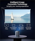 UVISION AllPlay Google TV Smart Porejctor | Native 1080p Full HD | Auto Focus & Keystone | Dolby Audio | WiFi & Bluetooth | Portable Home Theater Kit