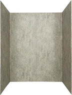 Palisade 78in x 60in x 32in Waterproof Vinyl Shower Surround Kit with Accessories in Urban Coast