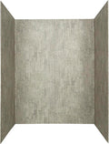 Palisade 78in x 60in x 30in Waterproof Vinyl Shower Surround Kit with Accessories in Urban Coast