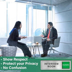 Interview Room Door Sign,Do Not Disturb- In Use/Available Slider Signs for Office Meeting Room,Business Vacant Occupied Privacy Door Sign