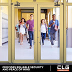 CLG HARDWARE DC6003 Medium Duty Commercial Door Closer - Surface Mounted, Automatic Door Closer, Cast Aluminum, UL 3 Hour Fire Rated, Size 3 for Residential & Light Commercial Doors- US10B Dark Bronze