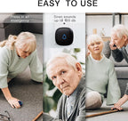 Caregiver Pager, Wireless Call Button for Seniors/Elderly at Home, 1 SOS Button + 1 Receiver Medical Life Alert System, Emergency Panic Call Bell, Help Alarm for Nurse Calling & Patient Assistance