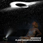 Ainael Galaxy Projector, Star Projectors Home Planetarium Space Ceiling Starry Sky Night Light with Light Strip, Meteor and Galaxy Projector & 2 Films Set for Kid Adult