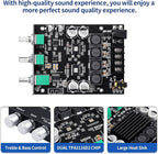 ARRAROWN ZK-1002T PRO 2.0 Channel Bluetooth 5.0 Amplifier Board 200W HiFi Subwoofer Audio AMP with Treble and Bass, BT USB and AUX Inputs, DC 12-24V 2.0 Channel Stereo AMP Module for DIY Speakers