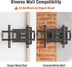 ELIVED Long Arm TV Wall Mount for Most 42-75 Inch TVs, 30 Inch Long Extension Corner TV Mount, Full Motion Wall Mount tv Bracket Swivel and Tilt, Holds up to 99 lbs. Max VESA 600x400mm, YD3037