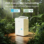 Waykar 2000 Sq. Ft. Energy Star 2025 Dehumidifier for Basement & Home, Adjusts from 15% RH With Drain Hose, Ultra Quiet 35 dB for Bedroom & Bathroom