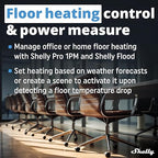 Shelly Pro 1PM | Wi-Fi & LAN, 1-Channel Smart Relay Switch with Power Metering | Home & Facility Automation | Compatible with Alexa & Google | iOS Android App | Remote Appliances Control