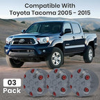 2nd Gen Tacoma Accessories AC Knob Upgrade - 2005,2006,2007,2008,2009,2010,2011,2012,2013,2014,2015 Tacoma Climate Control Dial Mods Set - 2nd Gen Tacoma Mods - for Toyota Interior Replacement Kit