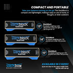 SlackBow SlackBlock Athletic Balance Trainer – Improve Balance, Stability, and Athletic Performance – Condition Your Body and Prevent Injury - Compact and Portable