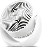 Dreo Fan for Bedroom, Table Air Circulator for Whole Room, 11 Inch, 40ft Strong Airflow, 120° Adjustable Tilt, 28db Low Noise, Quiet, 3 Speeds, 2025 New Desk Fan for Office, Kitchen, Home