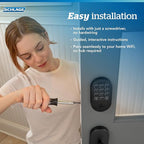 Schlage Arrive WiFi Deadbolt Smart Lock, Keyless Entry Door Lock with Camelot Trim, Satin Nickel, Compatible with Alexa and Google, BE459WB CAM 619