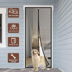 Yotache Custom Magnetic Screen Door, Anti-Tearing Reinforced Screens for Patio, Balcony, Front, Sliding Door
