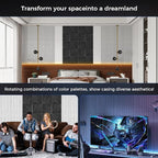 BSHEAD 12 Pack Large Soundproof Wall Panels, 15.7 x 15.7 x 0.47 in Sound Proof Foam Panels for Walls, 1.2lb/ft³ High Density, Thicker 0.47in, Acoustic Panels, Sound Dampening Panels Gray