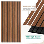 AUTORIFIC Wood Veneer Acoustic Panels, 4 Pack 47.2”x23.6” Sound Panels, Decorative Large Wood Panels for Wall, for Office,Home Theater,Studio,Living Room, Cherry(Mitred)