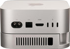Psitek Mac mini M4 Stand, Silver Holder for Mac mini 2024-2026 Ventilation Heat Dissipation Cooling Desk Mount Accessories