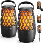 Outdoor Speakers Gifts for Men Bluetooth Speaker with Lights Multi-Sync up to 100 Speakers Auto-Pairing HD Stereo Sound Cool Stuff House Warming Gifts IPX5 Waterproof Lantern for Home|Patio|Pool|Yard