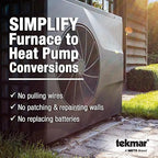 tekmar Invita Wi-Fi Thermostat | 2-Wire, Energy Star Approved, Up to 2-Stage Heat, 2-Stage Cool, Fan & 2 Accessories or Up to 4-Stage Heat, 2-Stage Cool, Fan, Reversing Valve and 1 Accessory | ERV/HRV