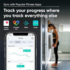 Wyze Smart Scale for Body Weight and Fat, Digital Bathroom Scale, Weighing Machine for People's Muscle BMI, Bluetooth Electronic Body Composition Monitor, 400lb