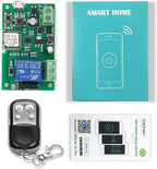 Newgoal 1-Channel Ewelink App Remote Control WiFi Wireless Switch Relay, self-Locking, Interlock Mode, with 433RF Remote Control, Used to Access and Control Smart Garage Doors