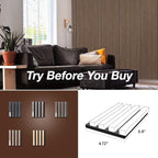 NeatiEase Wood Wall Panels Color Samples Pack, Acoustic Slat Wall Panels for Interior Wall Decor and Noise Reduction, Decorative Slat Wall Paneling