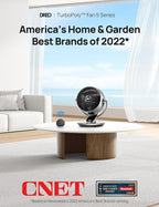 Dreo Smart Fan for Bedroom,120° Vertical and 90° Oscillating Fan with Remote/Voice, 13 Inch Height Quiet Air Circulator for Whole Room, 70 ft, 4 Speeds, 5 Modes, 12H Timer, Desk Fans for Home, Office