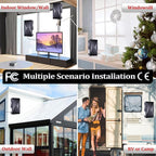 2026 Upgraded Indoor TV Antenna, 3600+ Miles Range HD Digital Antenna for Smart TV, Strongest with Amplified Signal Booster Supports 4K 8K 1080p All TVs- 38FT Coaxial Cable for Local Channels