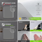 ZSTARR Motorized Smart Blind for Window,Automatic Blackout Roller Shade Compatible, with Remote Control, Child Safety Rechargeable Battery Blind with Valance,Customize (Cloud Colour)