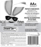 Energizer AA Batteries, Max Double A Battery Alkaline, 4 Count (Pack of 2)