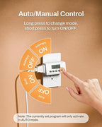 BN-LINK Indoor Digital Timer Outlet,24 Hour Light Timer Easy Programmable,Mini 2 Prong Plug in Timers for Electrical Outlets,Lamps,Fans,2 On/Off Programs,2 Pack,15A/1875W, ETL Listed
