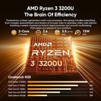 Moxalc Laptop Computer, 15.6" 16GB RAM 512GB SSD AMD Ryzen R3 3200U(up to 3.5 GHz) Radeon Vega 3 360° Yoga FHD IPS Touchscreen Notebook Win 11 Pro Office Suite 2.4G&5G WiFi 5 BT 5.0 Blacklit Keyboard