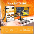 SANSUI 27 inch 1440p 300Hz 240Hz Gaming Monitor, WQHD Fast IPS 1ms Computer Monitor, FreeSync Premium | Brightness 400Nits | 130% sRGB | 10Bits | HDR | ErgoStand | VESA Mount | 2×DP 1.4 & 2×HDMI 2.1