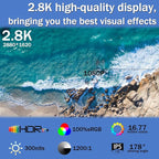 Viyivwine Portable Monitor Touchscreen 15.6" 2.8K Laptop Screen Extender 2880x1620,100Hz,100％sRGB,w/45° Adjustable Stand,mini HDMI USB-C Computer Display for Laptop PC Phone Mac