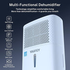 Yaufey 2025 Most Efficient Energy Star Dehumidifier for 2,000 Sq. Ft. Home, Basement and Large Room - Powerful, Quiet with Humidity Control, Timer, Drain Hose and Water Tank