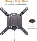 Amazon Basics Tilt TV Wall Mount fits 12-40 inch TVs and VESA 200x200, Black