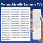 BN59-01432A for Samsung tv Remote, for Sam-Sung Solar tv Remote Replacement with Voice Rechargeable Solar Cell Compatible with Samsung Neo QLED 8K HDR Frame Smart TVs