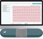 Livenpace 1-Lead Heart Health Monitor at Home, Portable 24 Hours Chest Lead Device with Free AI Analysis & PC Report, Rechargeable Recorder, HHM1